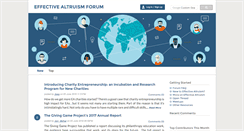 Desktop Screenshot of effective-altruism.com